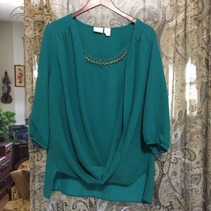 Kim Rogers 2X blouse